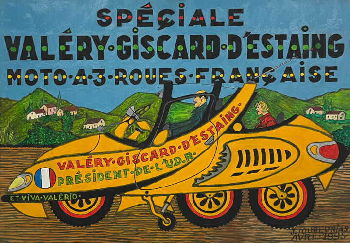 Spéciale Valéry Giscard d'Estaing 绘画, 25.6x36.6 in