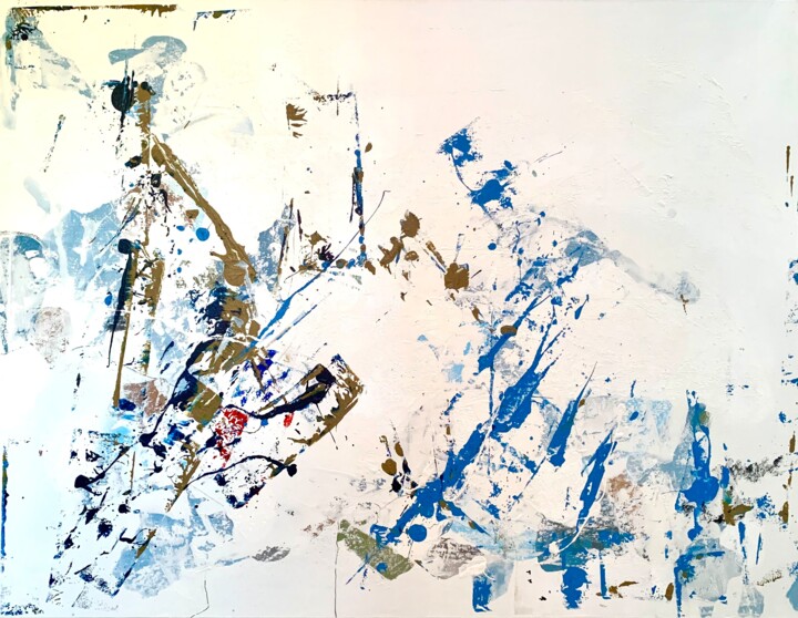 Pintura intitulada "HYGIEA" por Michele Laurence Prevost, Obras de arte originais, Acrílico Montado em Armação em madeira