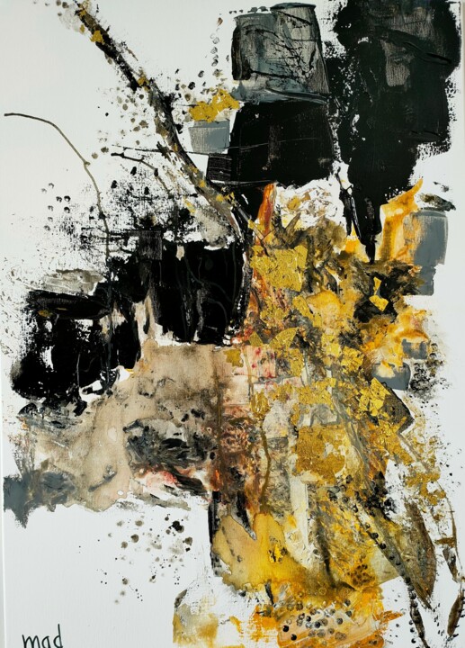 Le Filon d'or ... 绘画, 35.8x25.6 in