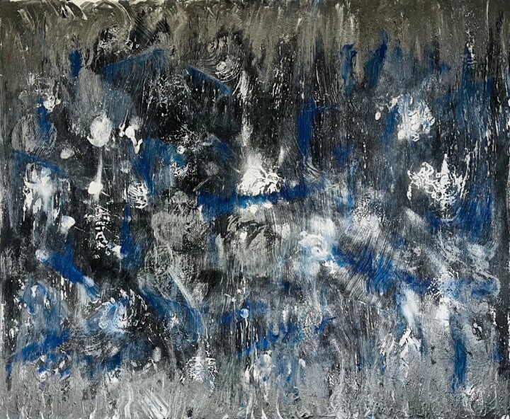 HEAVEN - Acryl on Canvas Abstract Art Deco 100x120x2 cm Pain 绘画, 39.4x47.2 in