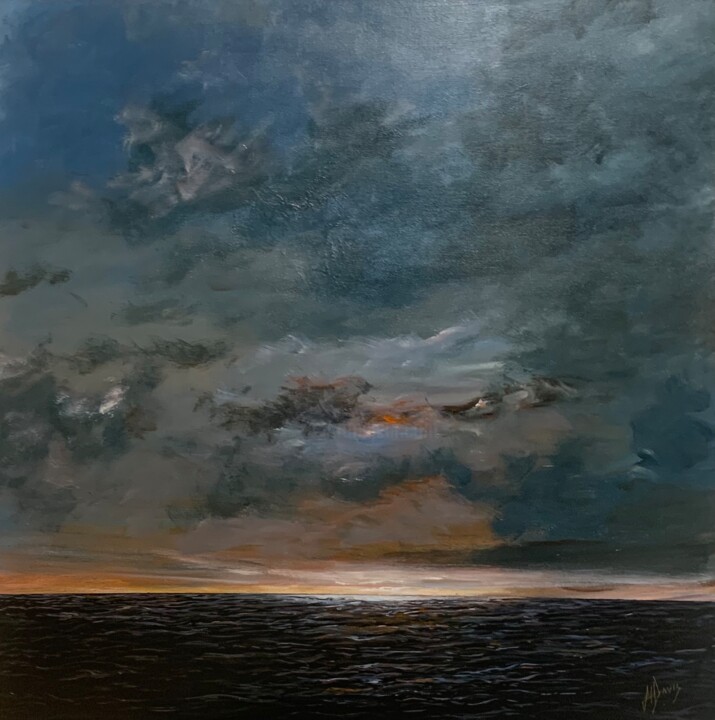 Storm at Dawn Tablo, 30x30 in