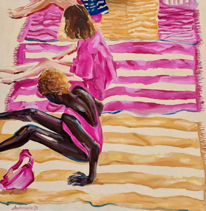 Bachelorette 绘画, 27.6x27.6 in