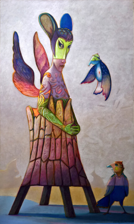 TODAY I FEEL LIKE A TREE Malarstwo, 43,3x27,6 in