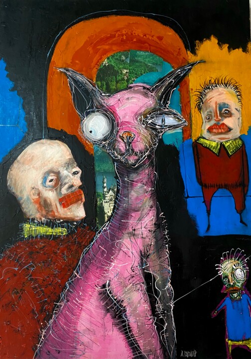En la eternidad del instante 绘画, 35.4x23.6 in