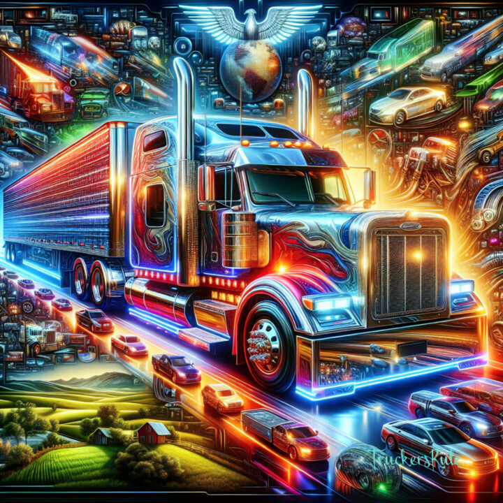 Trucking PowerHouses 1 数字艺术