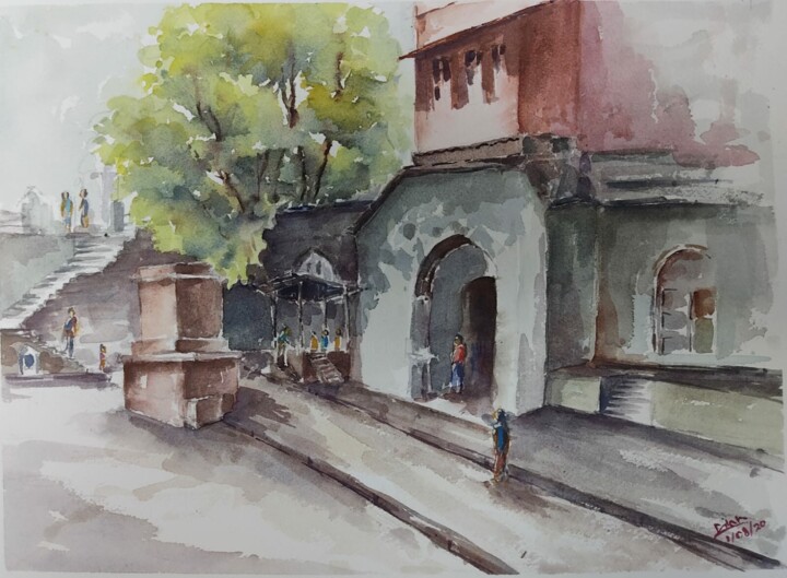 Architectural Splendor 绘画, 10x14 in