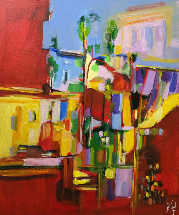 绘画,  21.7x18.1 in 