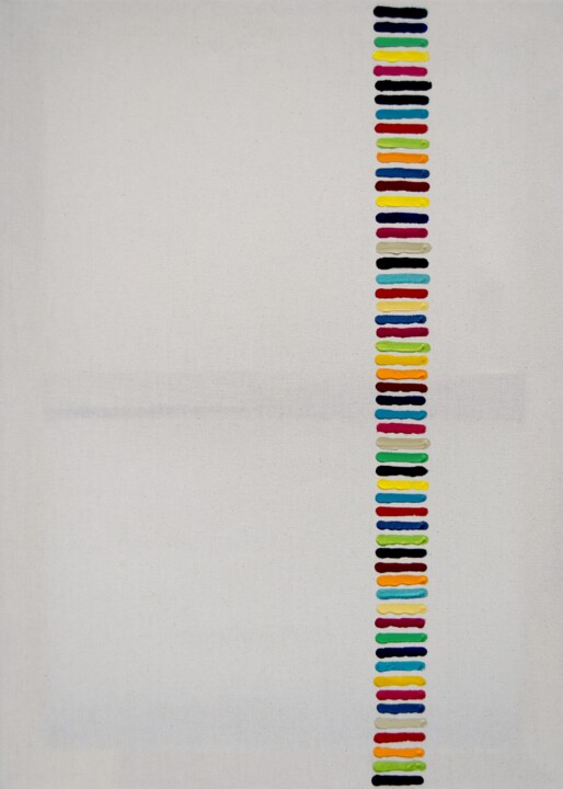Color pile #2 绘画, 27.6x19.7 in