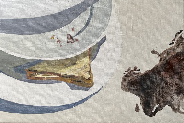 Small Breakfast 1 绘画, 7.9x11.8 in