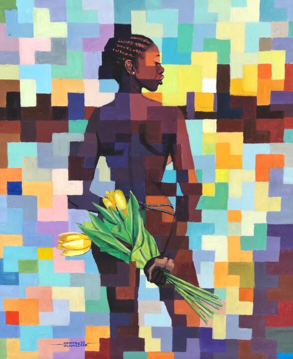 绘画,  30x24 in 