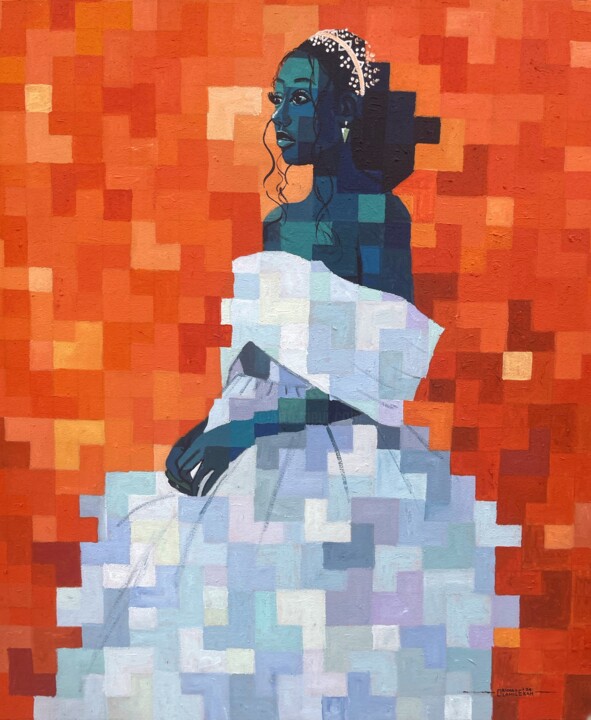 The white wedding II 绘画, 36x30 in