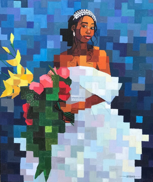 The white wedding Tablo, 36x30 in
