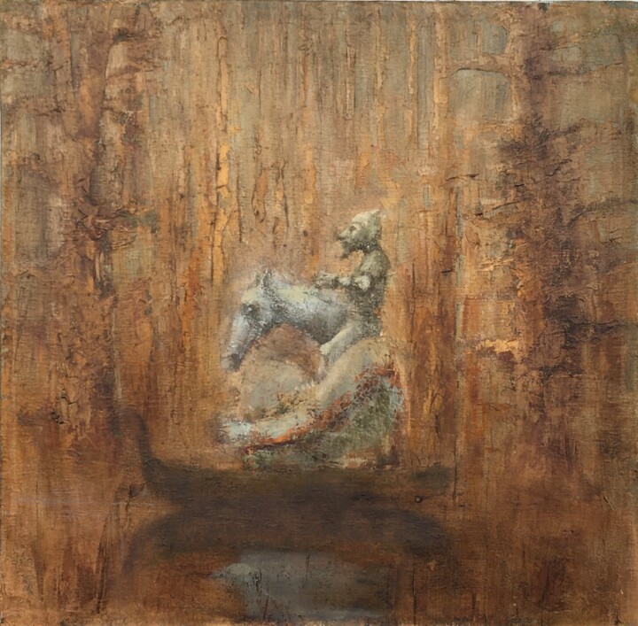 绘画,  15.4x15.4 in 