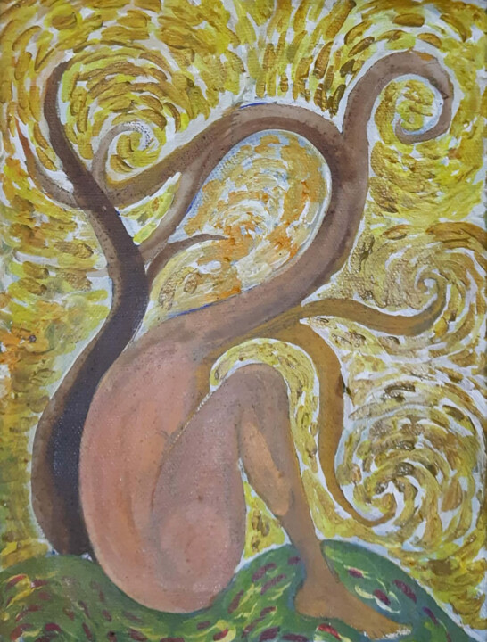 绘画,  8.2x6.2 in 