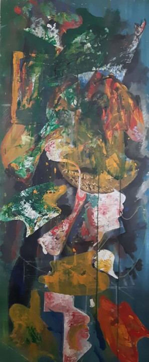 Color of Death 绘画, 48x21 in