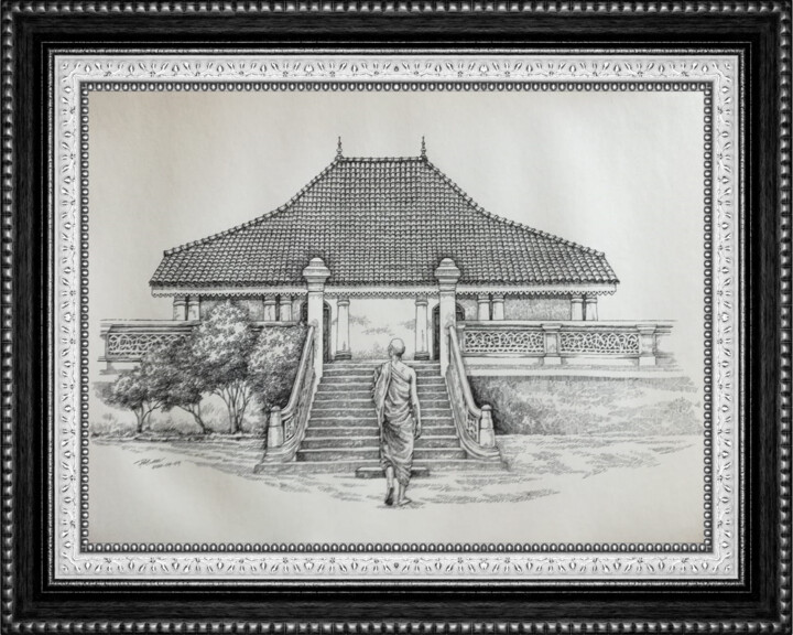 Home 绘画, 12x15 in