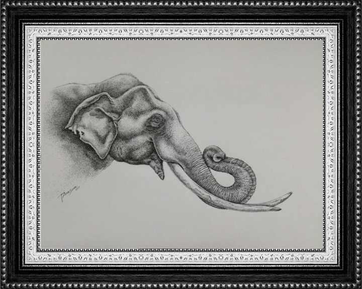 Thankful 绘画, 10x13 in