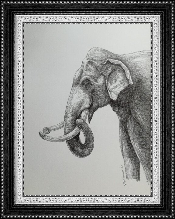 Graceful 绘画, 13x10 in