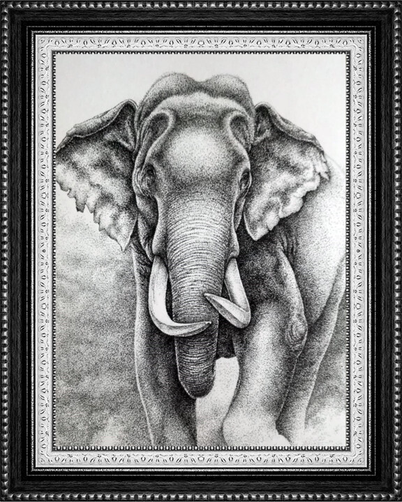 Friends 绘画, 13x10 in