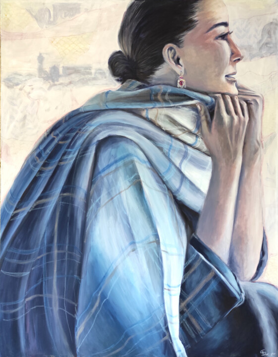 Я есть 绘画, 51.2x39.4 in