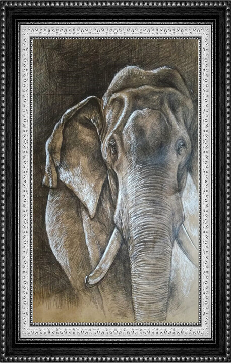 绘画,  13x9 in 