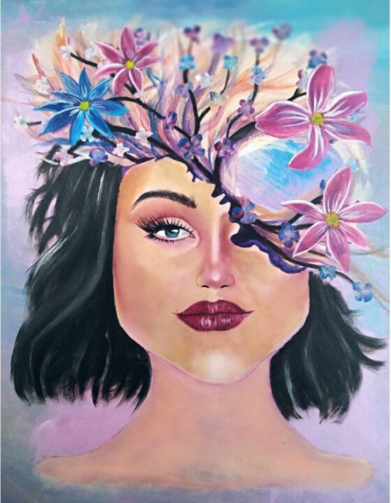 The gap of feelings 绘画, 28.4x21.7 in