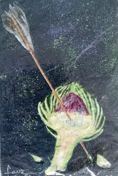 绘画,  6.3x4.3 in 