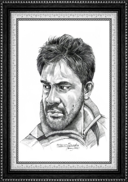 Indian Heartthrob 绘画, 12x9 in