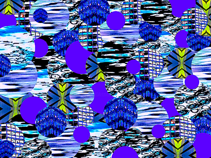 Photography titled "Circles 21b" by Ken Lerner, Original Artwork, Digital Photography