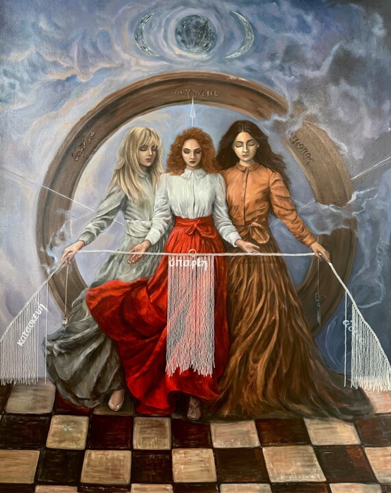 « Moira's» 绘画, 47.2x39.4 in