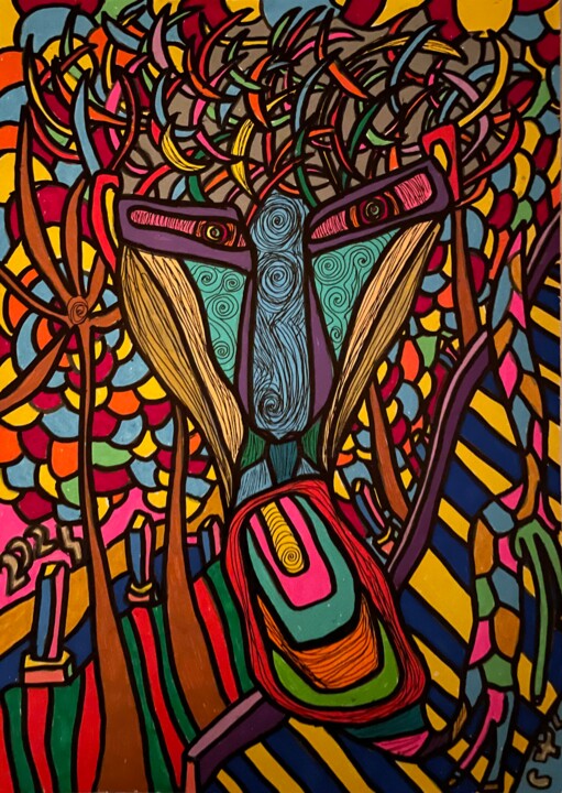 图画,  11.7x8.3 in 