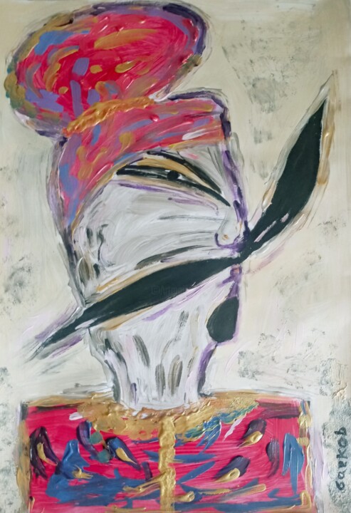 Exotic asian 绘画, 23.2x16.5 in
