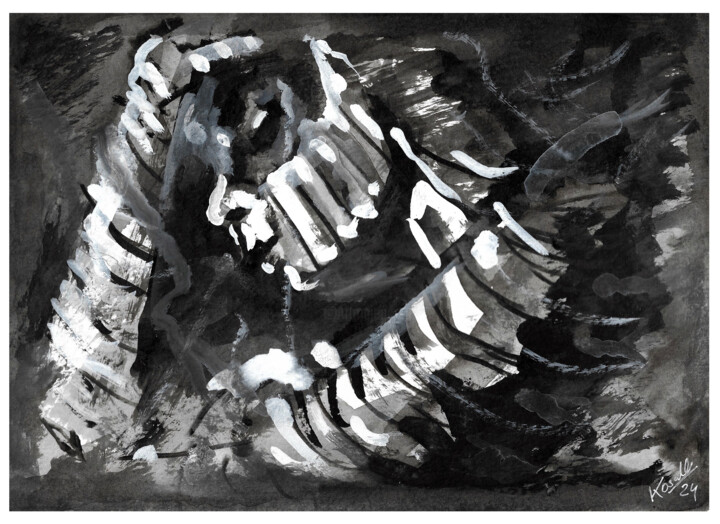 Body - Zebra III 图画, 8.3x11.4 in