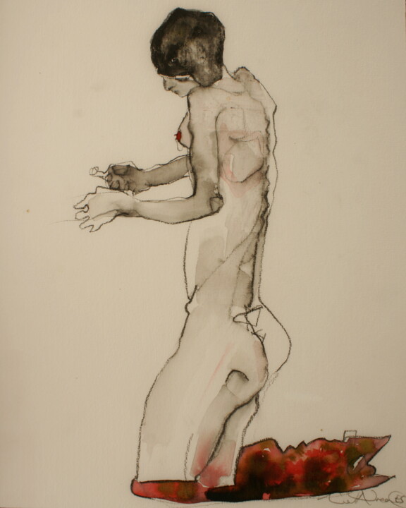 Egon Schiele in Love 17 图画, 11.8x9.5 in