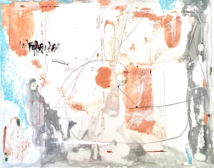 Pintura intitulada "Illuminations #2" por Michele Laurence Prevost, Obras de arte originais, Acrílico Montado em Armação em…