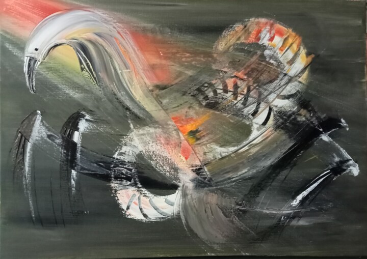 La becquée 绘画, 19.7x27.6 in