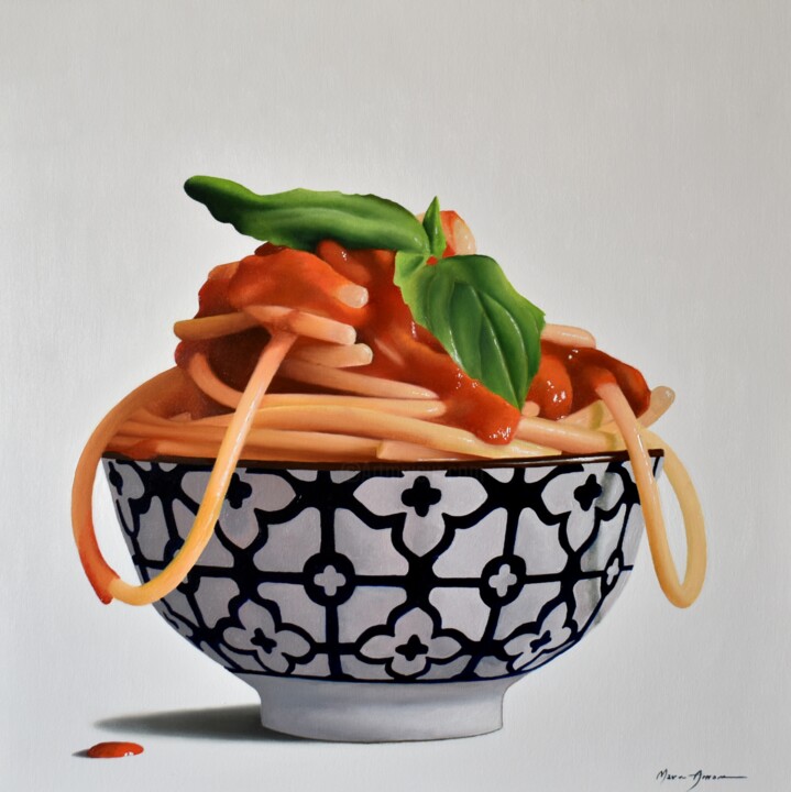 Spaghetti 绘画, 19.7x19.7 in