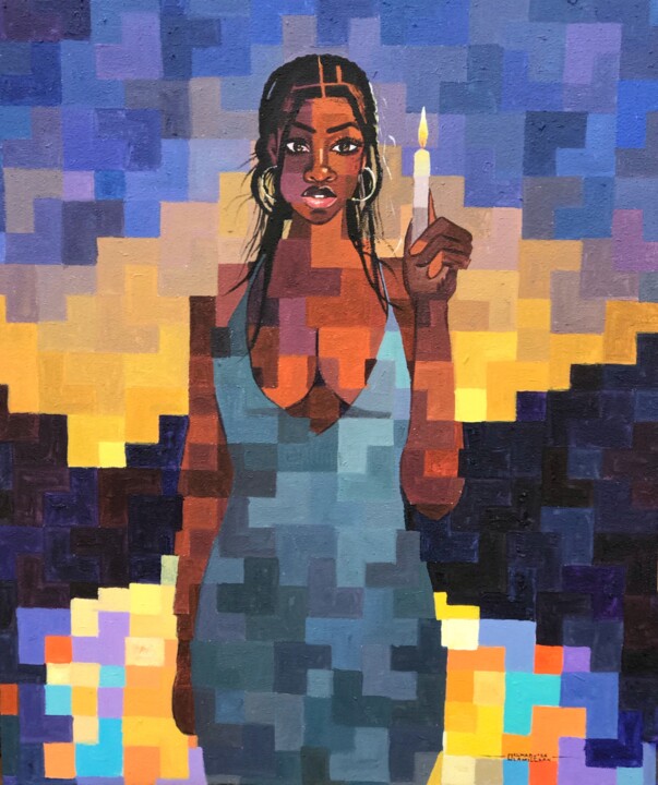 绘画,  36x30 in 