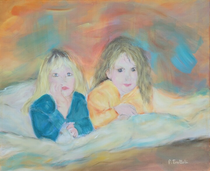 Innocence et Complicité 绘画, 19.7x24 in