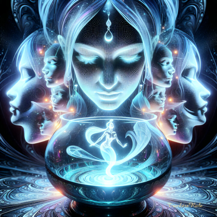 Illusionary Reflections in Glass 1 数字艺术