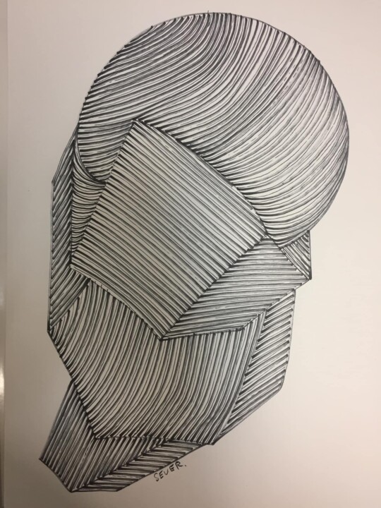 Zwang 图画, 15.8x13.8 in
