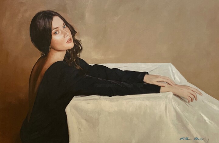 'Reaching Out' 绘画, 14x20 in