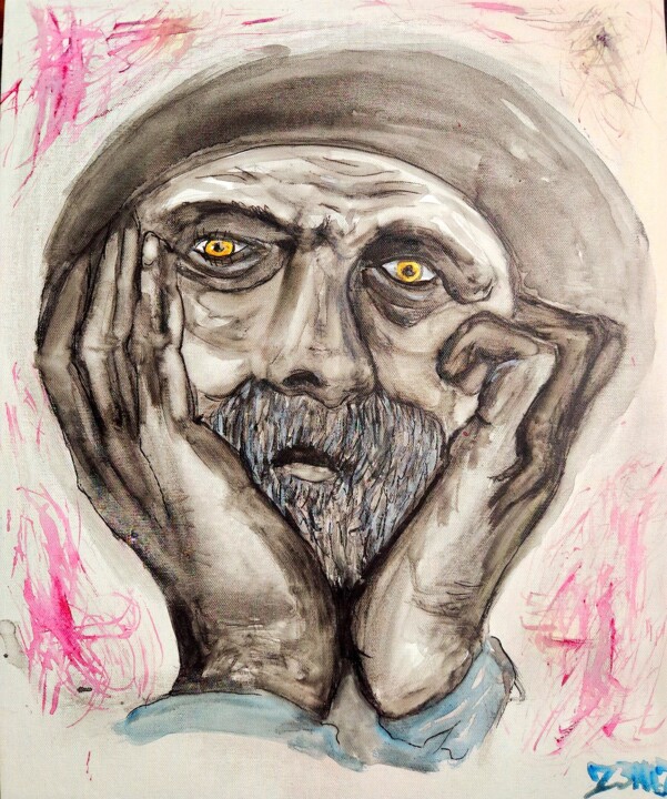 绘画,  15x13 in 