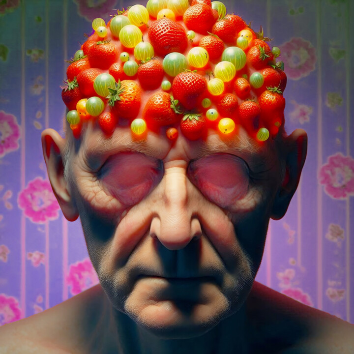 Tutti Frutti - 数字艺术, 49.2x49.2 in