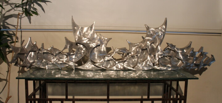 En caval 雕塑, 14x55 in