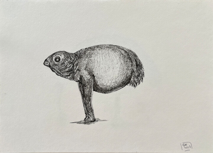 图画 标题为“:RE. / The body in…” 由Leni Smoragdova, 原创艺术品, 标记