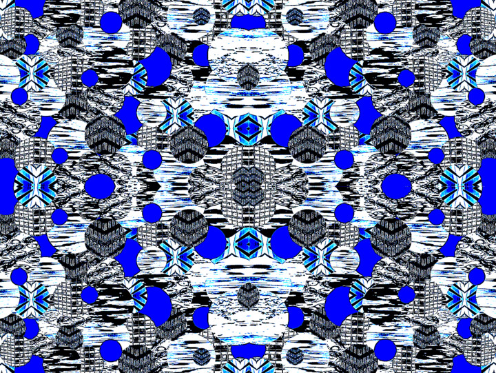 Photography titled "Circles 21g4c" by Ken Lerner, Original Artwork, Digital Photography