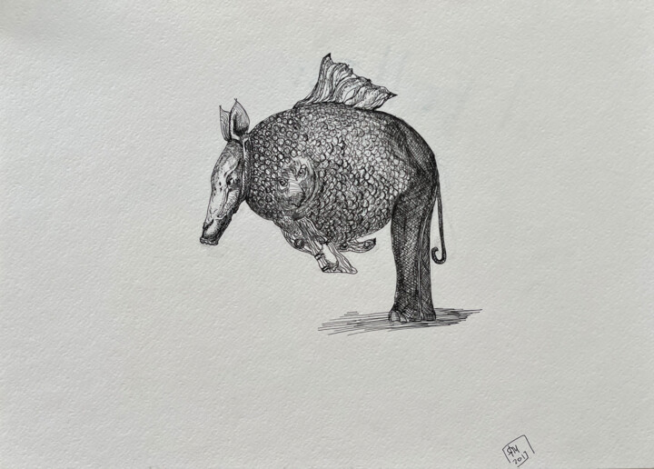 图画 标题为“2Ps / The body in p…” 由Leni Smoragdova, 原创艺术品, 标记