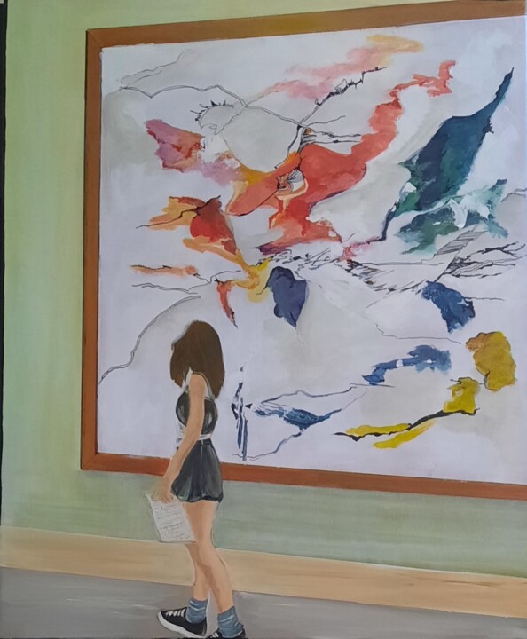 绘画,  31.9x25.6 in 