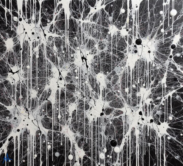 projections blanc n°5 数字艺术